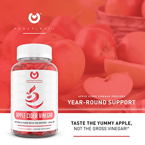 PUREFINITY Apple Cider Vinegar Gummies – Raw, Natural, Unfiltered ACV from The Mother PUREFINITYAu supplements