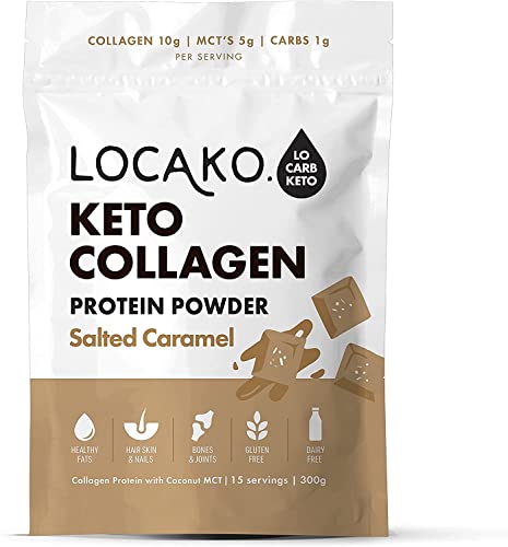 Locako Keto Collagen Protein Powder 300g Salted Caramel LOCAKOAu supplements