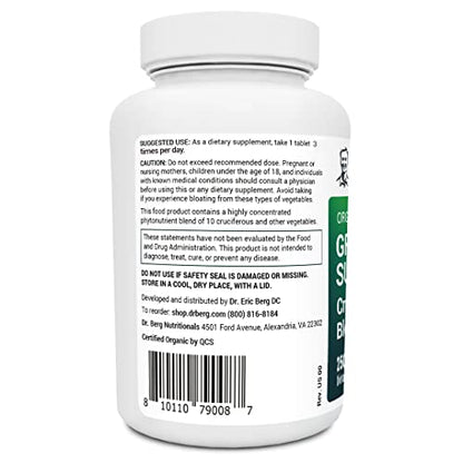 Dr. Berg's Greens Superfood Cruciferous Vegetable Tablets - Vegetable Supplements Dr. Berg NutritionalsUS supplements