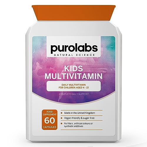 Kids Vitamins - Multivitamin for Kids with Calcium, Zinc, Iron, Vitamin C, B12, D3 and More PurolabsUS supplements