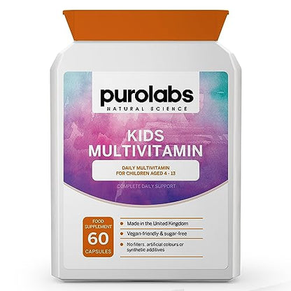 Kids Vitamins - Multivitamin for Kids with Calcium, Zinc, Iron, Vitamin C, B12, D3 and More PurolabsUS supplements