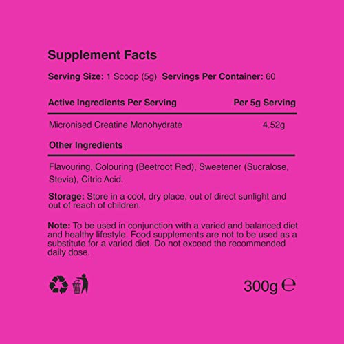 Warrior Creatine Monohydrate Powder – 300g – Micronised for Easy Mixing and Consumpti WarriorUS supplements