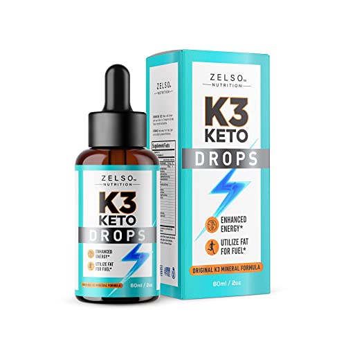 K3 Keto Drops for Weight Loss - Fat Burner & Metabolism Booster | Advanced Keto Carb ZELSOAu supplements