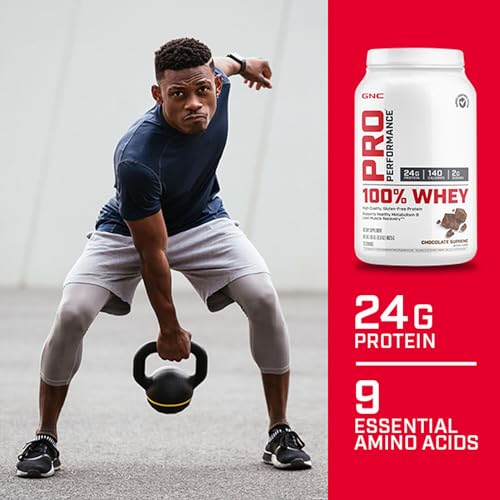 GNC Pro Performance 100% Whey Protein Powder - Vanilla Cream, 25 Servings GNCUS supplements