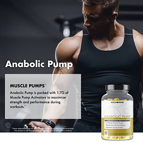 Anabolic Pump, Advanced Pump Formula, Increase Muscle Pumps, Maximize Nutrient Anabolic WarfareAu supplements