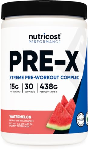 Nutricost Pre-Workout Xtreme, Watermelon, 30 Servings, Vegetarian, Non-GMO and Gluten NutricostAu supplements