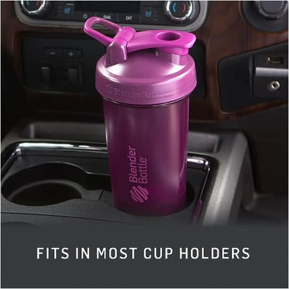 BlenderBottle Classic V2 Shaker Bottle Perfect for Protein Shakes and Pre Workout, 20oz Blender BottleUS supplements