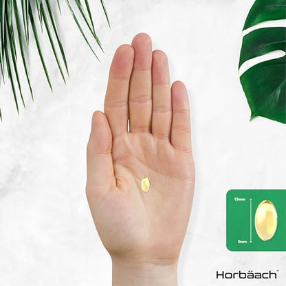 Vitamin E Capsules 400iu | 120 Count | High Strength Vitamin E as DL-a-Tocopheryl HorbäachUS supplements