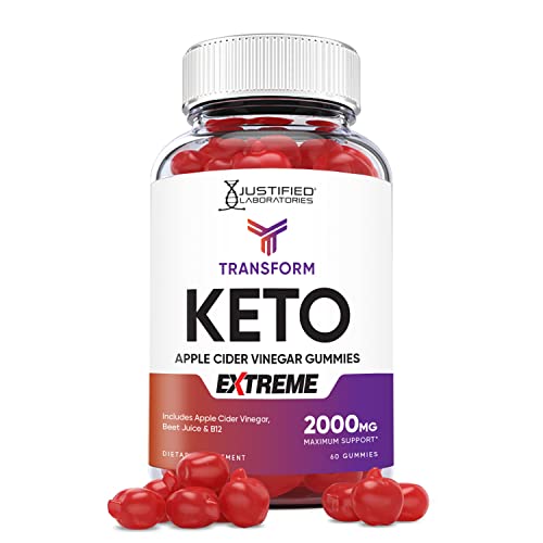 Transform Keto ACV Gummies Extreme Formula 2000MG Vegan Non GMO with Pomegranate Justified LaboratoriesUS supplements