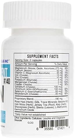 Systemic Formulas MIN Multi Mineral Plus - 60 Capsules (Pack of 2) Comprehensive Mineral Support for Wellness - Balanced Blend, Essential Nutrients GenericAu supplements