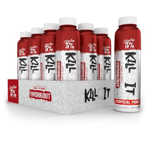 5% Nutrition Kill It Ready-to-Drink High Stim Pre Workout | 400mg Caffeine Energy Drink 5% NutritionUS supplements