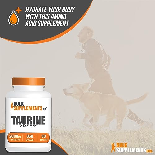 BULKSUPPLEMENTS.COM Taurine Capsules - Taurine Supplement, Taurine 2000mg BULKSUPPLEMENTS.COMUS supplements