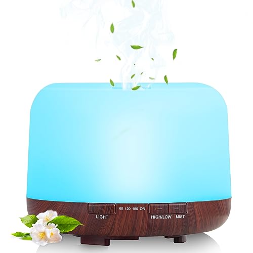Aegci Aromatherapy Diffusers,300ml Air Humidifier with 7 Colors Light,Adjustable Brightness AegciAu supplements