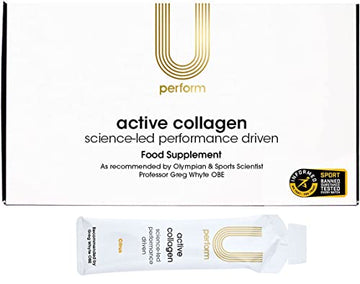 U Perform - Sports Muscle Recovery Supplement - High Protein Liquid Collagen Drink - Great for Joints Repair - Citrus Tasting and Natural Ingredients Based (8000mg) (14 sachets) U PerformAu supplements