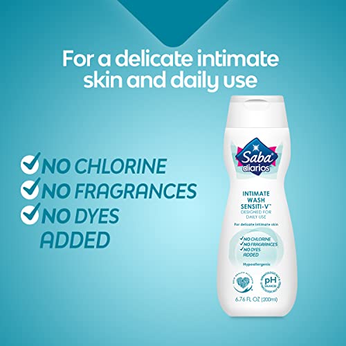Saba Sensiti-V Intimate Wash, Feminine Hygiene Wash, 6.76 fl oz (Pack of 6) SabaAu supplements