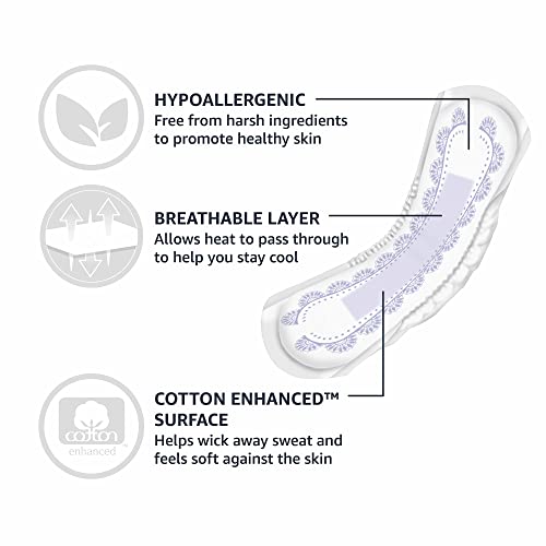 Amazon Basics Incontinence, Bladder Control Pads for Women, Moderate Amazon BasicsUS supplements