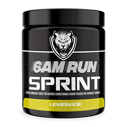 6AM Run Sprint - Pre Workout Powder for Instant Energy Boost for Cardio and Focus 6AM RunUS supplements