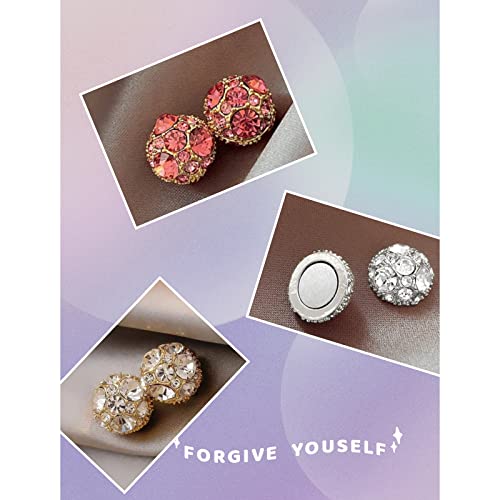 Dorina Ear Acupressure Magnetherapy Detoxi Earrings Set,Magnetic Lymphatic Cubic Zirconia AtiptuUS supplements