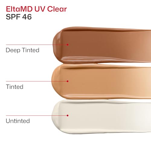EltaMD UV Clear Tinted Sunscreen for Face, SPF 46 with Zinc Oxide, Oil-Free, Dermatologist Recommended, For Acne-Prone Sensitive Skin, 1.7 oz EltaMDAu supplements