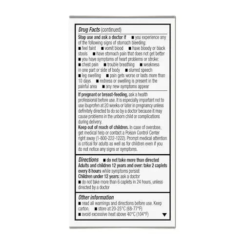 GoodSense Dual Action Acetaminophen and Ibuprofen (NSAID) Tablets, 250 mg/125 mg, Back Pain, 18 Count GoodSenseAu supplements