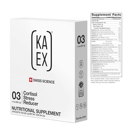 KA EX - Cortisol Stress Reducer for Athletes | Post-Workout Recovery Gamechanger | Clinically Tested and Trusted by Thousands of Pro Athletes | Swiss Science I Vegan (3 Pack) KA EXAu supplements