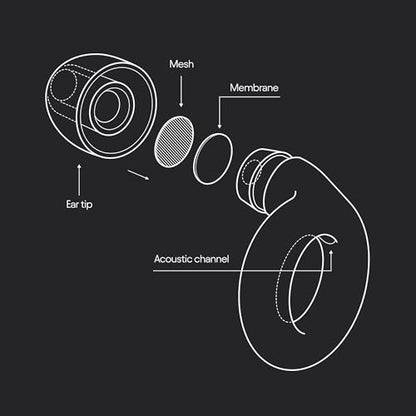 Loop Experience Equinox Earplugs – High-Fidelity Reusable Earplugs LoopUS supplements