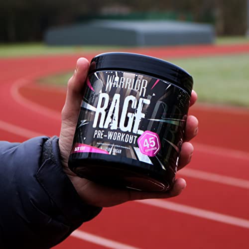 Warrior - RAGE Pre Workout Powder – Lightnin’ Lemonade 392g, WA-RG-045-01 WarriorAu supplements