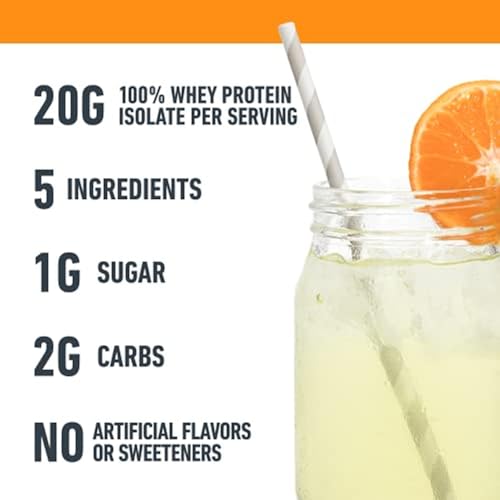Isopure Protein Powder, Clear Whey Isolate Protein, Post Workout Recovery Drink Mix IsopureUS supplements