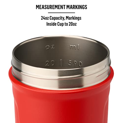 BlenderBottle Strada Twist Cap Shaker Cup Insulated Stainless Steel Water Bottle with Wire BlenderBottleAu supplements