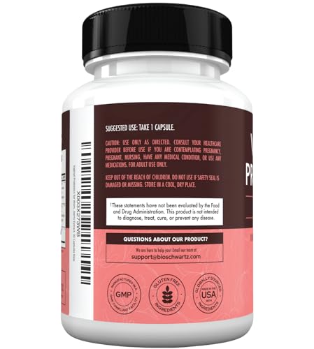 16in1 Vaginal Probiotics for Women (10 Powerful Strains + Organic Prebiotics) BioSchwartzAu supplements
