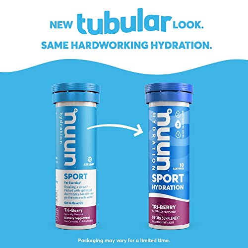 Nuun Sport Electrolyte Tablets for Proactive Hydration, Mixed Citrus Berry Flavors, 4 Pack NuunAu supplements