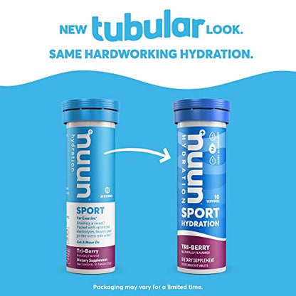 Nuun Sport Electrolyte Tablets for Proactive Hydration, Mixed Citrus Berry Flavors, 4 Pack NuunUS supplements