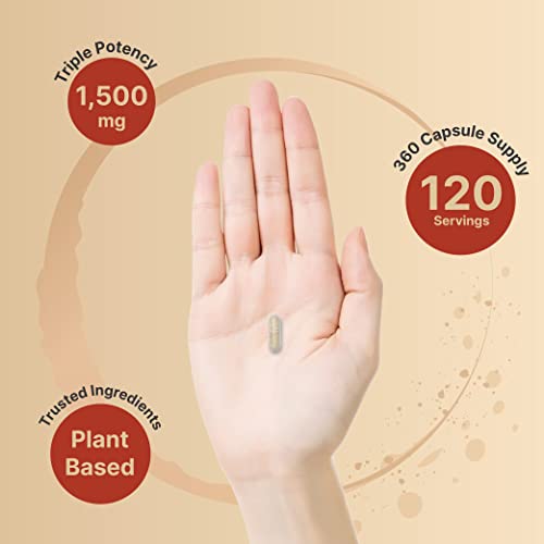 NatureBell Psyllium Husk Capsules 1500mg Per Serving, 360 Count, with Inulin NatureBellAu supplements