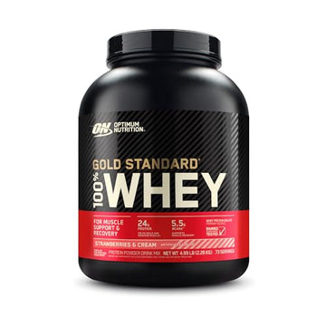 Optimum Nutrition Gold Standard 100% Whey Protein Powder, Strawberries & Cream Optimum NutritionUS supplements