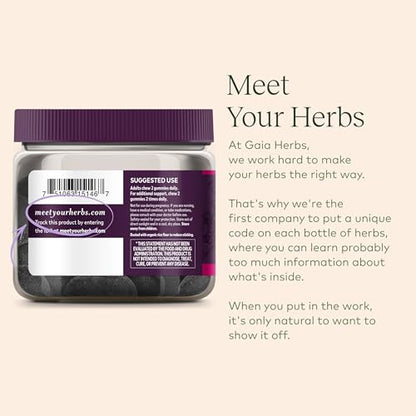 Gaia Herbs Black Elderberry (Sambucus Nigra) Extra Strength Gummies Gaia HerbsUS supplements