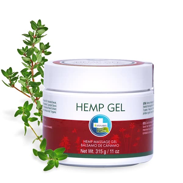 Annabis Natural Vegan Joint & Muscle Hemp Gel for Massage Neck, Shoulders, Elbows, Back, Knees, Ankles, Muscles, Joints, and Tendons AnnabisAu supplements