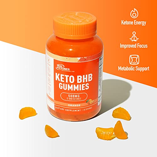 Real Ketones Keto BHB Gummies - Keto Gummies with BHB Exogenous Ketones for Enhanced Real KetonesAu supplements