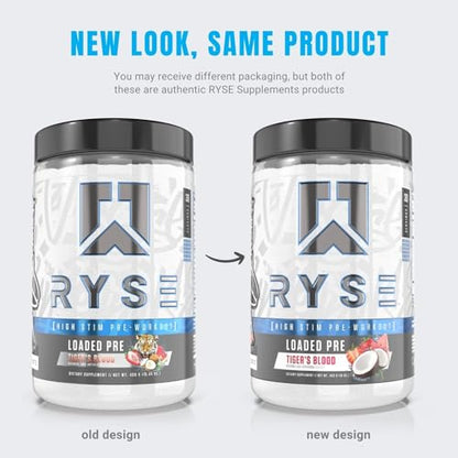 RYSE Up Supplements Loaded Pre Workout Powder Supplement for Men & Women RYSE Up SupplementsUS supplements