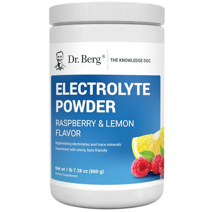 Dr. Berg Hydration Keto Electrolyte Powder - Enhanced w/ 1,000mg of Potassium Dr. Berg NutritionalsUS supplements