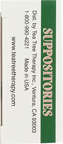 Tea Tree Therapy Vaginal Suppositories with Oil, 6 Count, White Tea Tree TherapyAu supplements