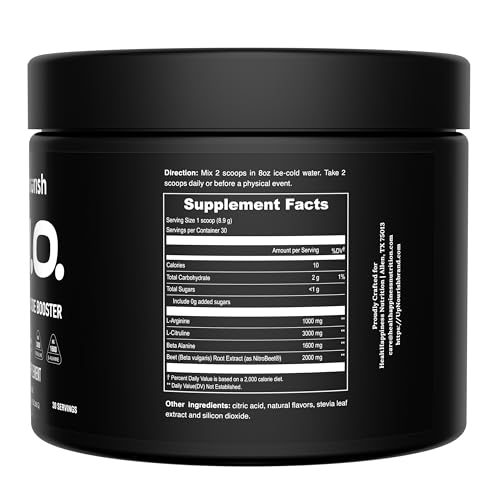 UpNourish Beet Root Powder Nitric Oxide Booster - L arginine L Citrulline Supplements UpNourishAu supplements
