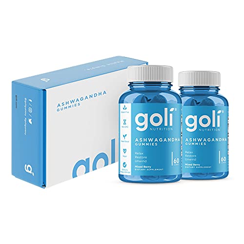 Goli Ashwagandha & Vitamin D Gummy 120 Count - Relax. Restore. Unwind GoliUS supplements