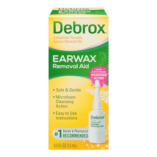Debrox Ear Wax Removal Drops, Gentle Microfoam Ear Wax Remover, 0.5 Fl Oz DebroxAu supplements