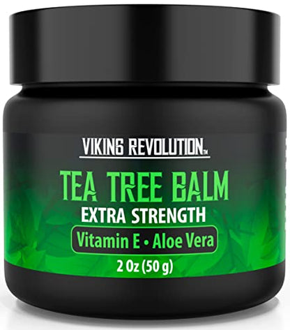 Viking Revolution Tea Tree Oil Cream - Super Balm Athletes Foot Cream - for Eczema Viking RevolutionUS supplements