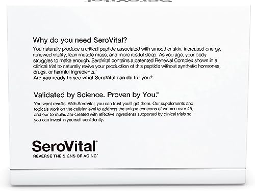 Sero-Vital Renewal Complex - Reverse The Signs of Aging - Clinically Tested to Increase Human Growth SerovitalAu supplements