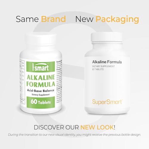 Supersmart - Alkaline Formula Supplement (Advanced Formula) - with Potassium Phosphate, Calcium & Magnesium Citrate - pH Balance | Non-GMO & Gluten Free - 60 Tablets SupersmartAu supplements