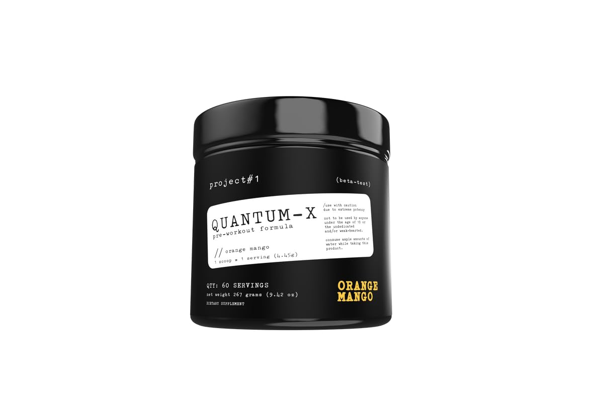 Project #1 Quantum-X Nutrition: Advanced Pre-Workout Powder for Men and Women Project #1Au supplements