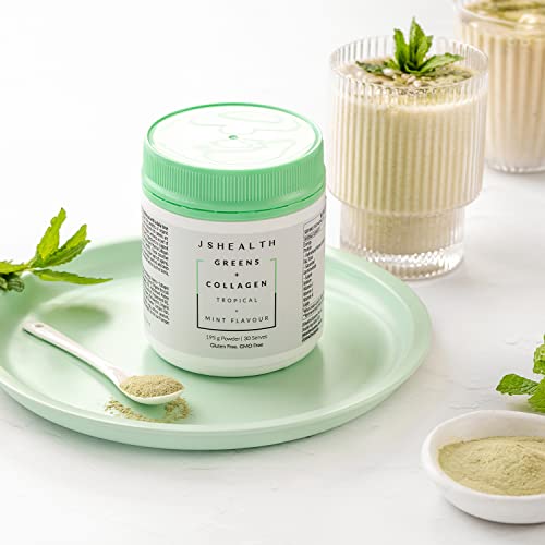 JSHealth Super Greens Powder - Greens & Collagen Powder - Superfood Powder with Marine Collagen Peptides JSHealthAu supplements