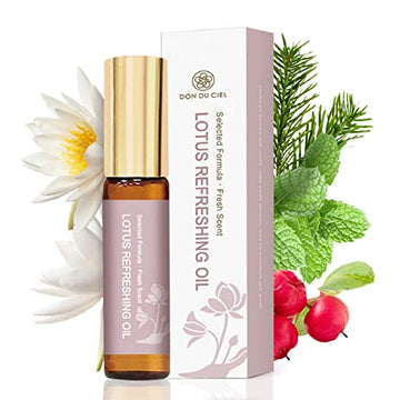 Don Du Ciel Organic and Kid-Friendly Lotus Essential Oil Blend Roll On for Stress Relief and Itch Relief Don Du CielAu supplements
